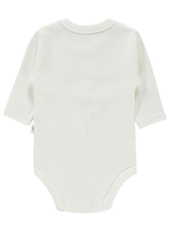 Civil Baby Bebek Çıtçıtlı Badi 1-12 Ay Ekru