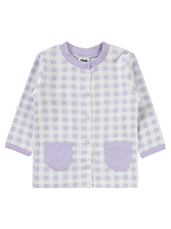 Civil Baby Kız Bebek Pijama Takımı 1-6 Ay Lila