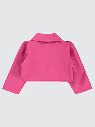 Civil Girls Broşlu 2-5 Yaş Bolero - Fusya 5-6 Yaş