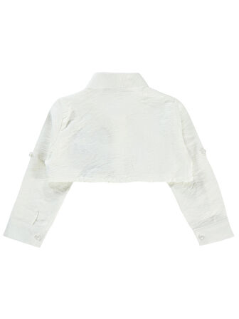 Civil Girls Kız Çocuk Gömlek 2-5 Yaş Beyaz