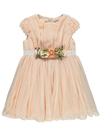 Civil Girls Kız Çocuk Elbise 2-5 Yaş Somon