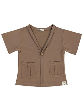 Civil Boys Erkek Çocuk Hırka 2-5 Yaş Kahve