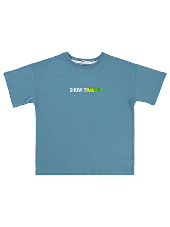 Civil Boys Erkek Çocuk Tişört 10-13 Yaş İndigo