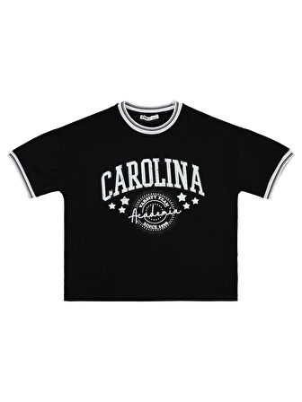 Civil Girls Kız Çocuk Tişört 10-13 Yaş Siyah