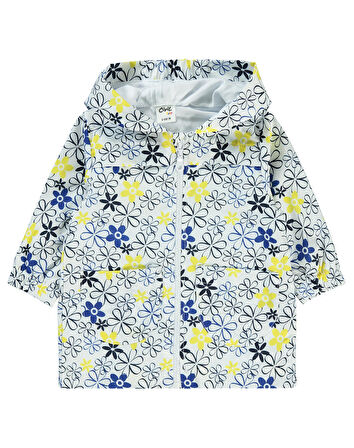 Civil Baby Kız Bebek Yağmurluk 6-18 Ay Beyaz