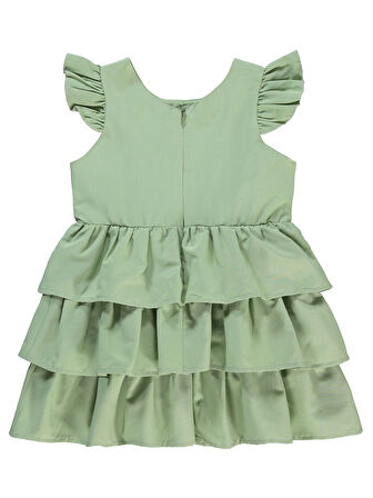 Civil Girls Kız Çocuk Elbise 2-5 Yaş Çağla Yeşili