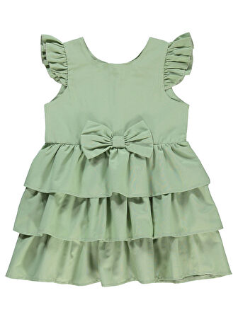 Civil Girls Kız Çocuk Elbise 2-5 Yaş Çağla Yeşili
