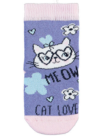 Civil Girls Kız Çocuk 2'li Çorap 2-12 Yaş  Mor