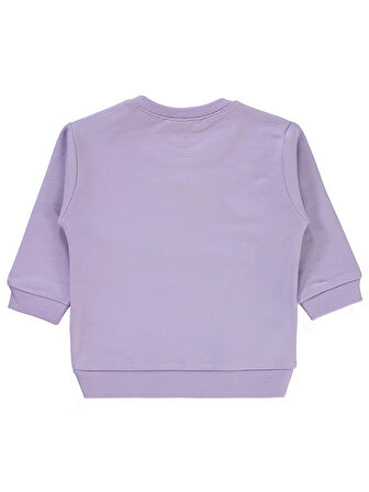 Civil Baby Kız Bebek Sweatshirt 6-18 Ay Lila