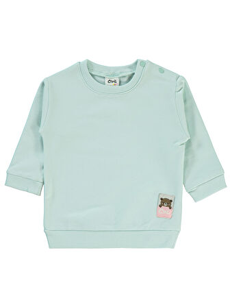Civil Baby Kız Bebek Sweatshirt 6-18 Ay Mint