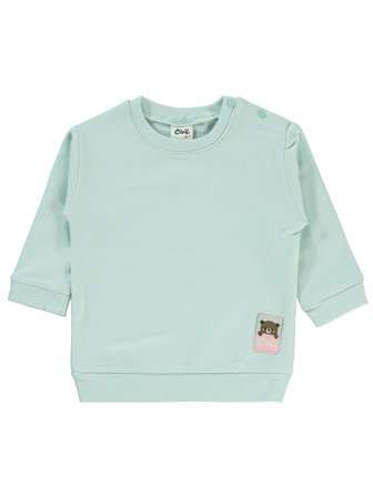 Civil Baby Kız Bebek Sweatshirt 6-18 Ay Mint