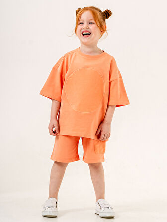 Civil Çocuk Tişört 3-9 Yaş Şeftali