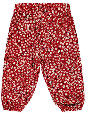 Civil Baby Kız Bebek Pantolon 6-18 Ay Kırmızı