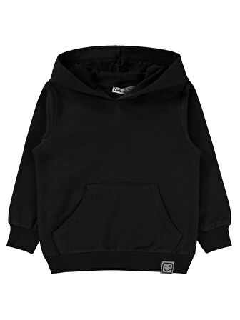 Civil Boys Erkek Çocuk Kapüşonlu Sweatshirt 2-5 Yaş Siyah 