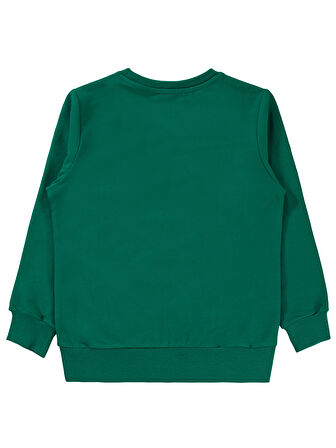 Civil Boys Erkek Çocuk Sweatshirt 2-5 Yaş Çam Yeşili 