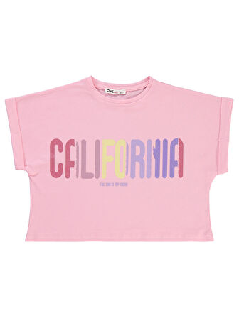 Civil Girls Kız Çocuk Tişört 10-13 Yaş Şeker Pembesi