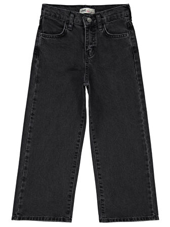 Civil Girls Kız Çocuk Pantolon 6-9 Yaş Füme 