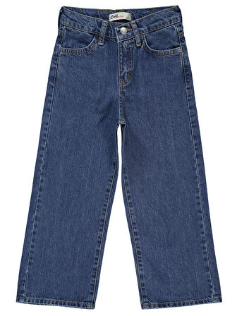 Civil Girls Kız Çocuk Pantolon 6-9 Yaş Mavi 