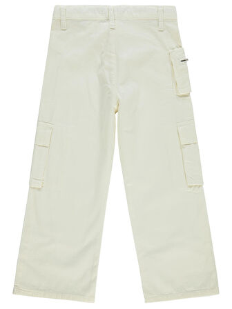 Civil Girls Kız Çocuk Pantolon 6-9 Yaş Kırık Beyaz