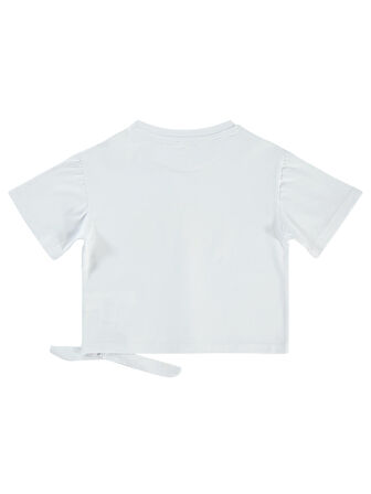 Civil Girls Kız Çocuk Tişört 10-13 Yaş Beyaz