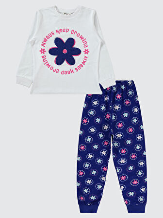 Civil Girls Kız Çocuk Pijama Takımı 6-9 Yaş Saks