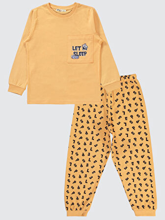 Civil Girls Kız Çocuk Pijama Takımı 6-9 Yaş Yumuşak Şeftali