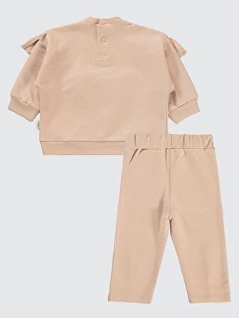 Civil Baby Kız Bebek Takım 6-18 Ay Bej