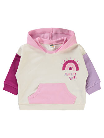 Civil Baby Kız Bebek Sweatshirt 6-18 Ay Pembe