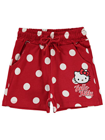 Hello Kitty Kız Çocuk Pijama Takımı 6-9 Yaş Kızıl 