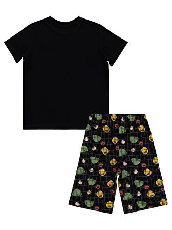 Civil Boys Erkek Çocuk Pijama Takımı 10-13 Yaş Siyah