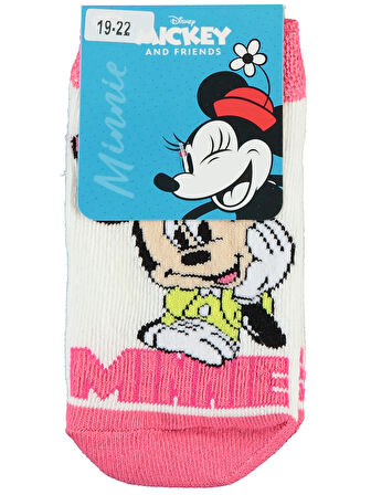 Minnie Mouse Kız Çocuk Patik 3-11 Yaş Krem