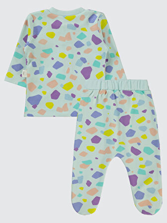 Civil Baby Kız Bebek Pijama Takımı 1-6 Ay Mint