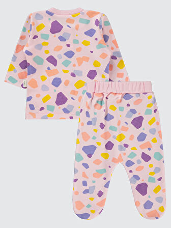 Civil Baby Kız Bebek Pijama Takımı 1-6 Ay Pembe