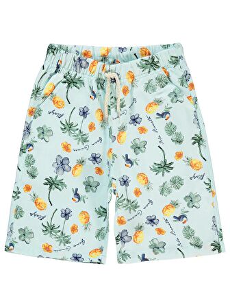 Civil Boys Erkek Çocuk Şort 6-9 Yaş Mint 