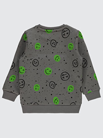 Civil Boys Erkek Çocuk Sweatshirt 2-5 Yaş Antrasit