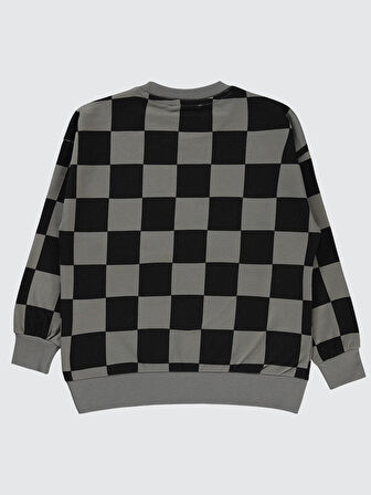 Civil Boys Erkek Çocuk Sweatshirt 6-9 Yaş Antrasit