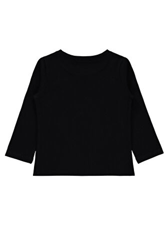 Civil Girls Kız Çocuk Sweatshirt 2-5 Yaş Siyah