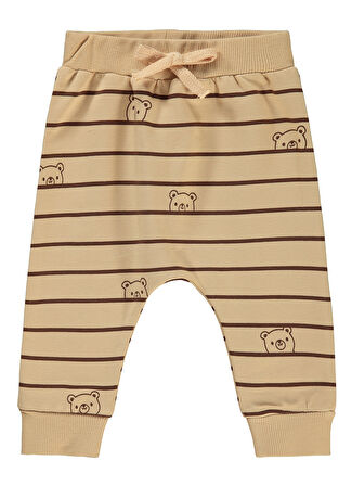 Civil Baby Erkek Bebek Patiksiz Tek Alt 6-18 Ay Sütlü Kahve