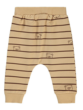 Civil Baby Erkek Bebek Patiksiz Tek Alt 6-18 Ay Sütlü Kahve