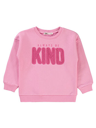 Civil Girls Kız Çocuk Sweatshirt 2-5 Yaş Şeker Pembesi 