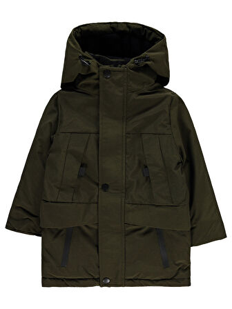 Civil Boys Erkek Çocuk Kapüşonlu Mont 2-5 Yaş Camel