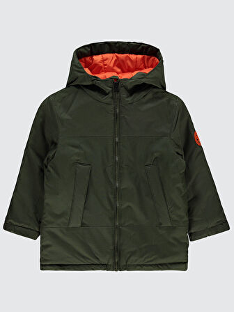 Civil Boys Erkek Çocuk Kapüşonlu Mont 2-5 Yaş Haki