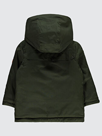 Civil Boys Erkek Çocuk Kapüşonlu Mont 2-5 Yaş Haki