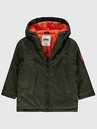Civil Boys Erkek Çocuk Kapüşonlu Mont 2-5 Yaş Haki