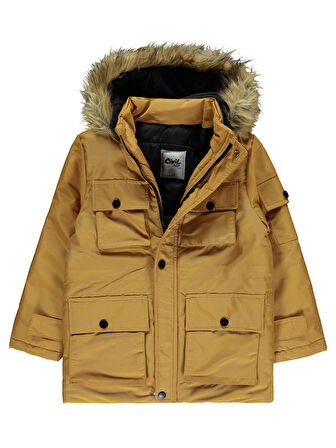 Civil Boys Erkek Çocuk Mont 10-13 Yaş Hardal