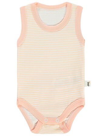 Civil Baby Bebek Çıtçıtlı Badi 1-36 Ay Somon
