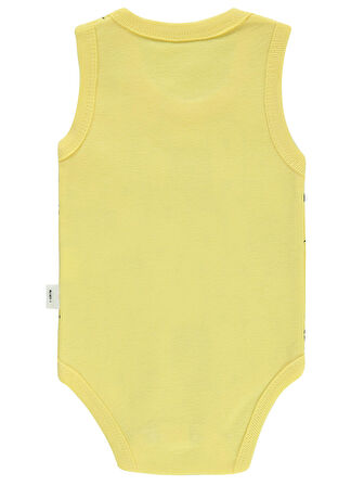 Civil Baby Erkek Bebek Çıtçıtlı Badi 1-36 Ay Sarı