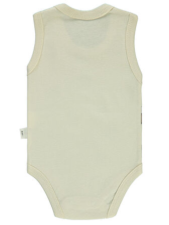 Civil Baby Bebek Çıtçıtlı Badi 1-36 Ay Bej