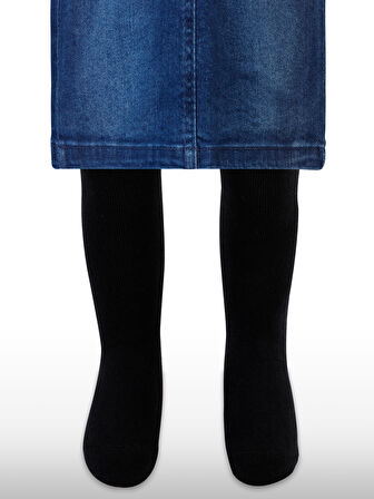 Civil Baby Kız Bebek Külotlu Çorap 6-18 Ay Siyah