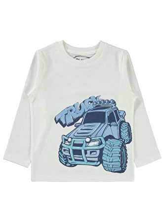 Civil Boys Erkek Çocuk Sweatshirt 2-5 Yaş Ekru